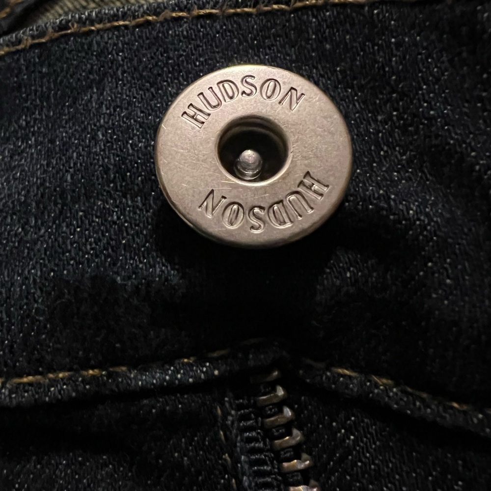Hudson straight leg 34 size jeans indigo mens